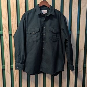 Filson Dark Green Flannel Shirt